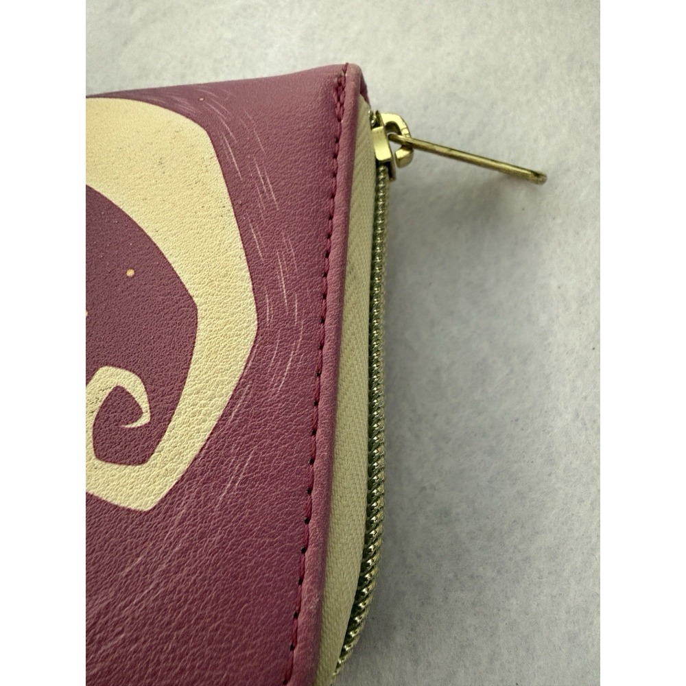 Loungefly Disney The Nightmare Before Christmas Zip Around Wallet Pink Purple - Picture 5 of 6